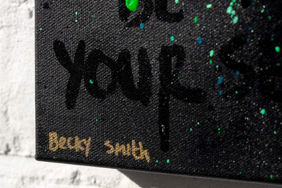 Life Is Full Of Colour - Original - SOLD by artist Becky Smith - Wyecliffe Galleries