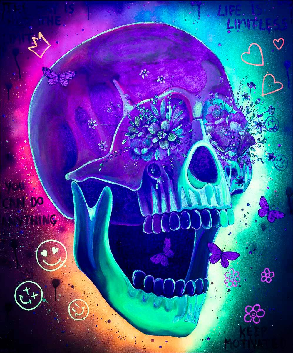 Life Is Limitless - Original by artist Becky Smith - Wyecliffe Galleries