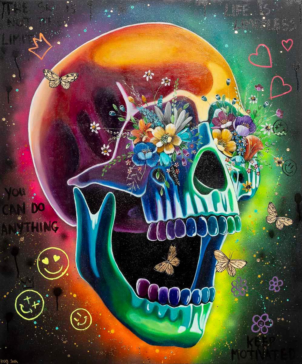 Life Is Limitless - Original by artist Becky Smith - Wyecliffe Galleries