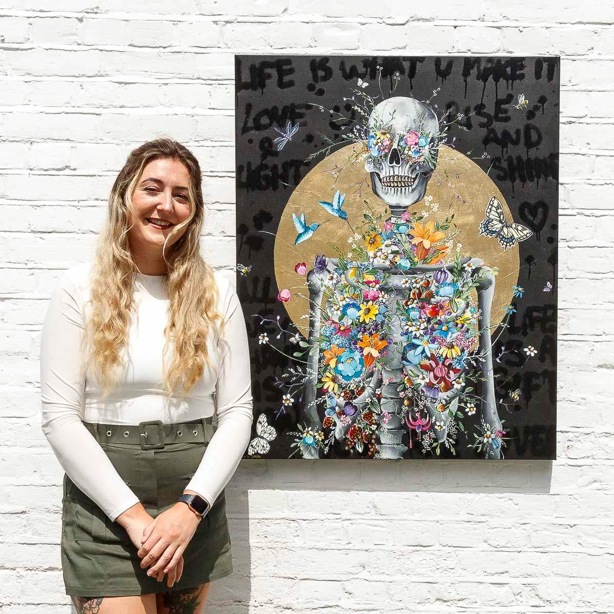 Life is What You Make it - Original - SOLD by artist Becky Smith - Wyecliffe Galleries