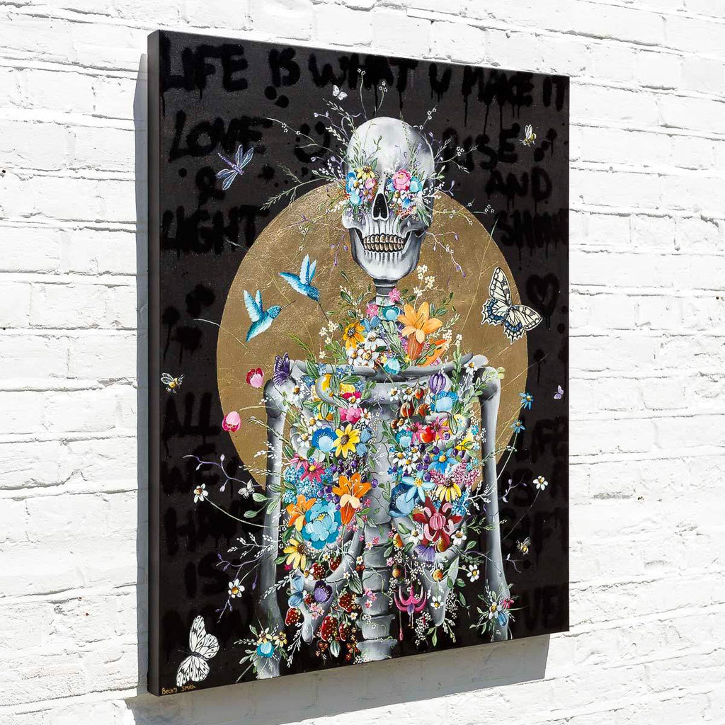 Life is What You Make it - Original - SOLD by artist Becky Smith - Wyecliffe Galleries