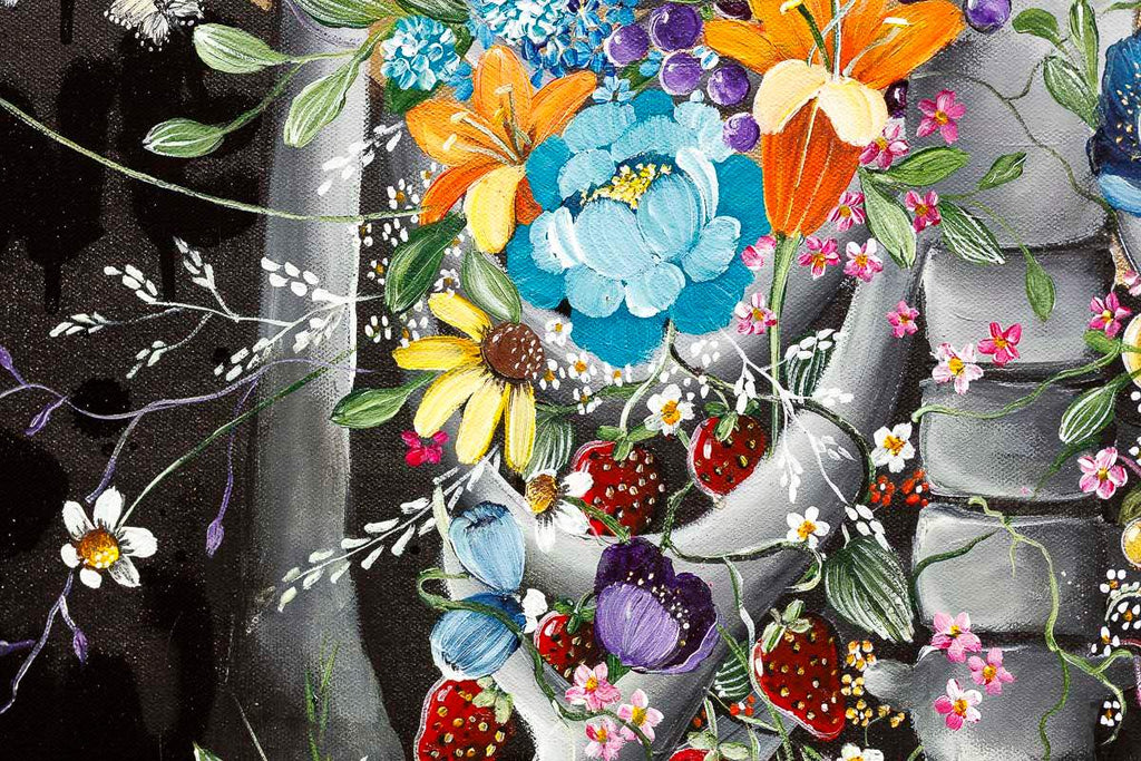 Life is What You Make it - Original - SOLD by artist Becky Smith - Wyecliffe Galleries