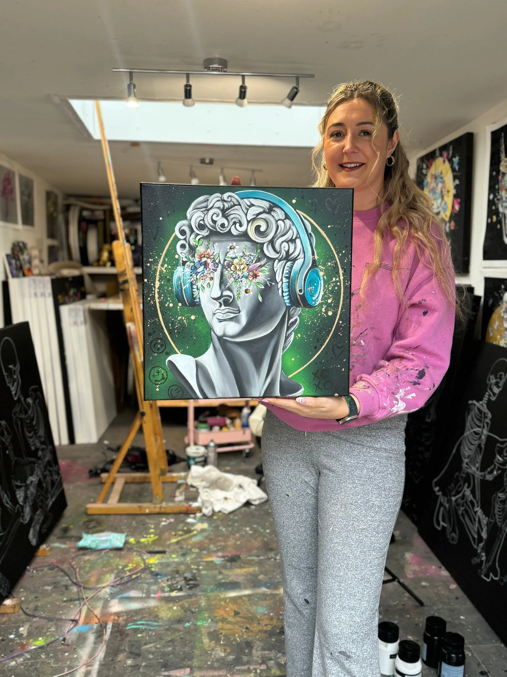 Life Isn't Set In Stone - Original by artist Becky Smith - Wyecliffe Galleries