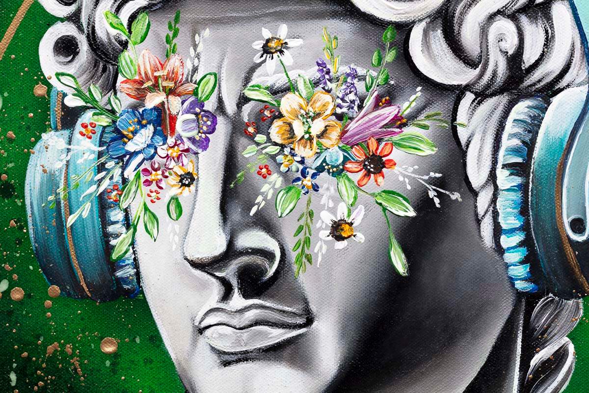 Life Isn't Set In Stone - Original by artist Becky Smith - Wyecliffe Galleries