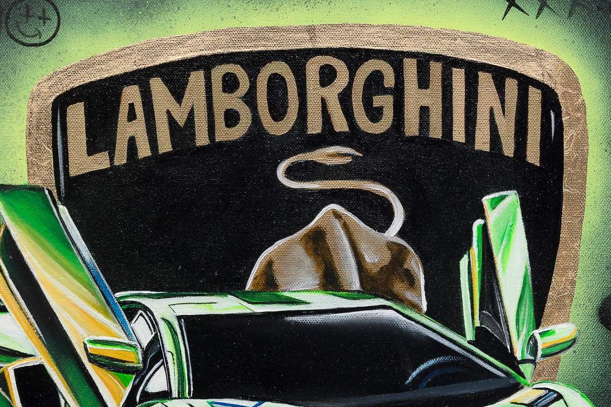 Life Moves Fast - Original by artist Becky Smith - Wyecliffe Galleries