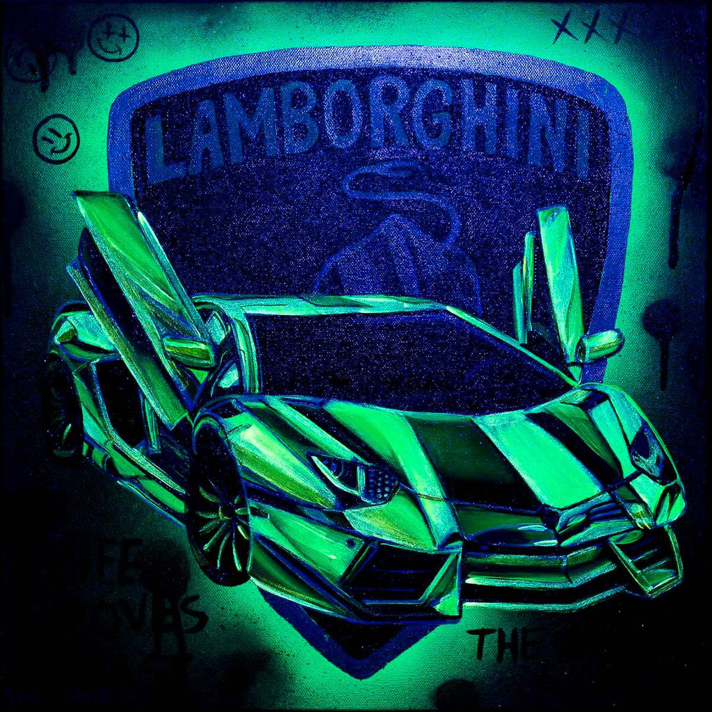 Life Moves Fast - Original by artist Becky Smith - Wyecliffe Galleries