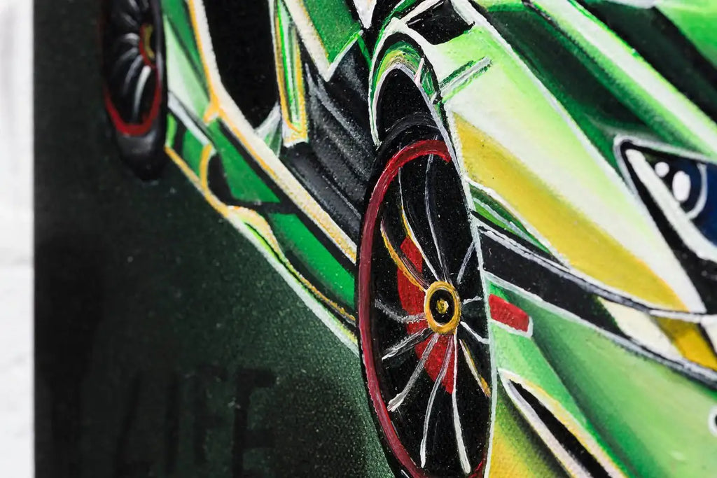 Life Moves Fast - Original by artist Becky Smith - Wyecliffe Galleries