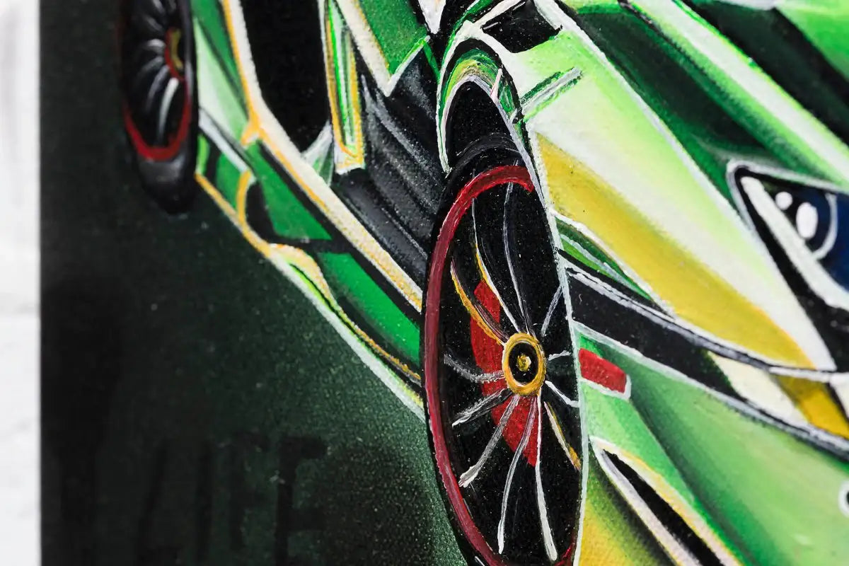 Life Moves Fast - Original by artist Becky Smith - Wyecliffe Galleries