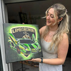 Life Moves Fast - Original by artist Becky Smith - Wyecliffe Galleries