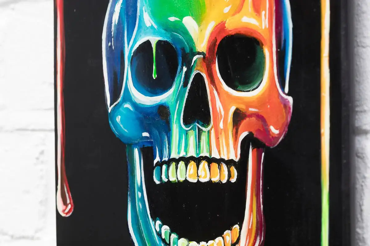 Life On Deck - Original Skate Deck - SOLD by artist Becky Smith - Wyecliffe Galleries