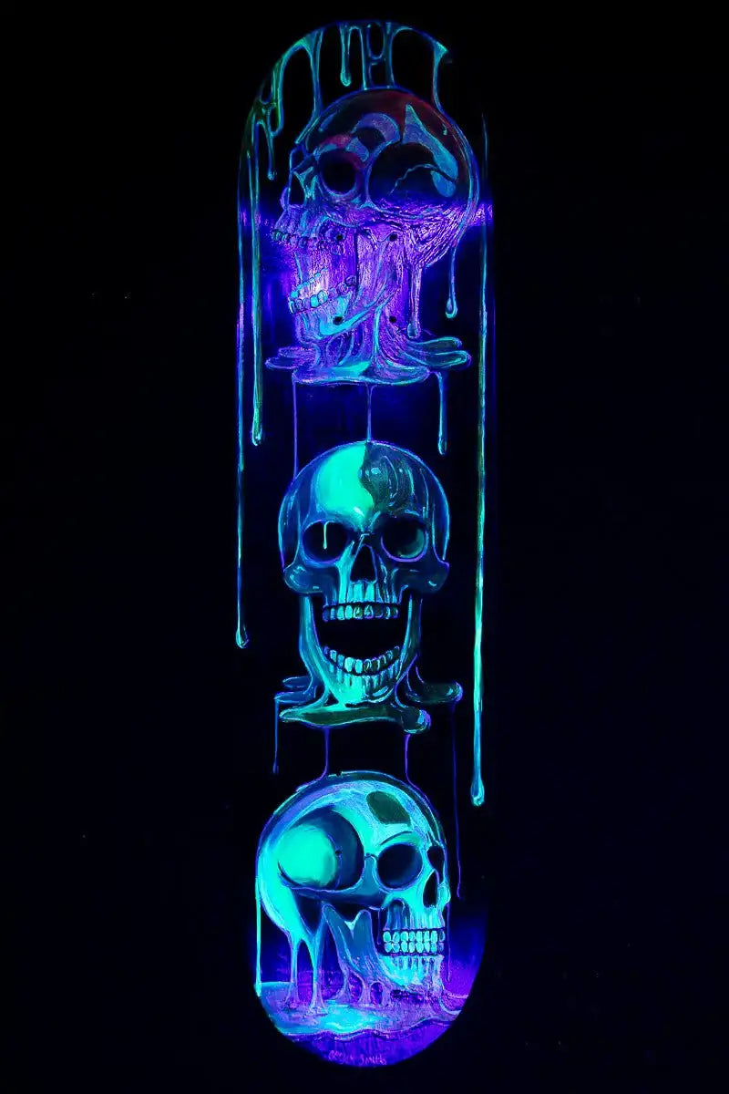 Life On Deck - Original Skate Deck - SOLD by artist Becky Smith - Wyecliffe Galleries