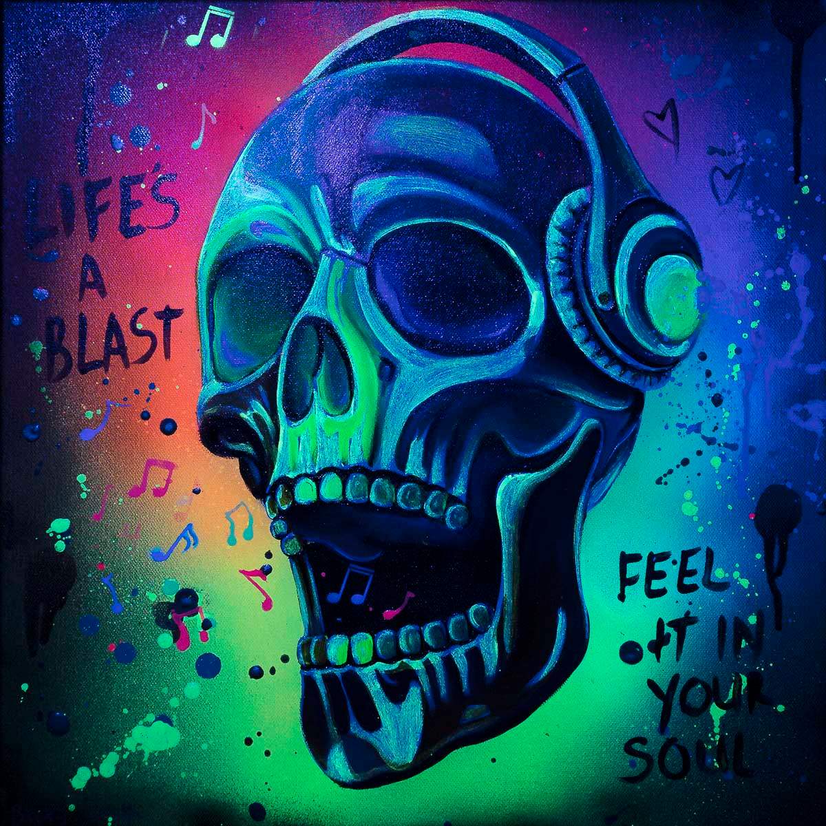 Life's A Blast - Original - SOLD by artist Becky Smith - Wyecliffe Galleries