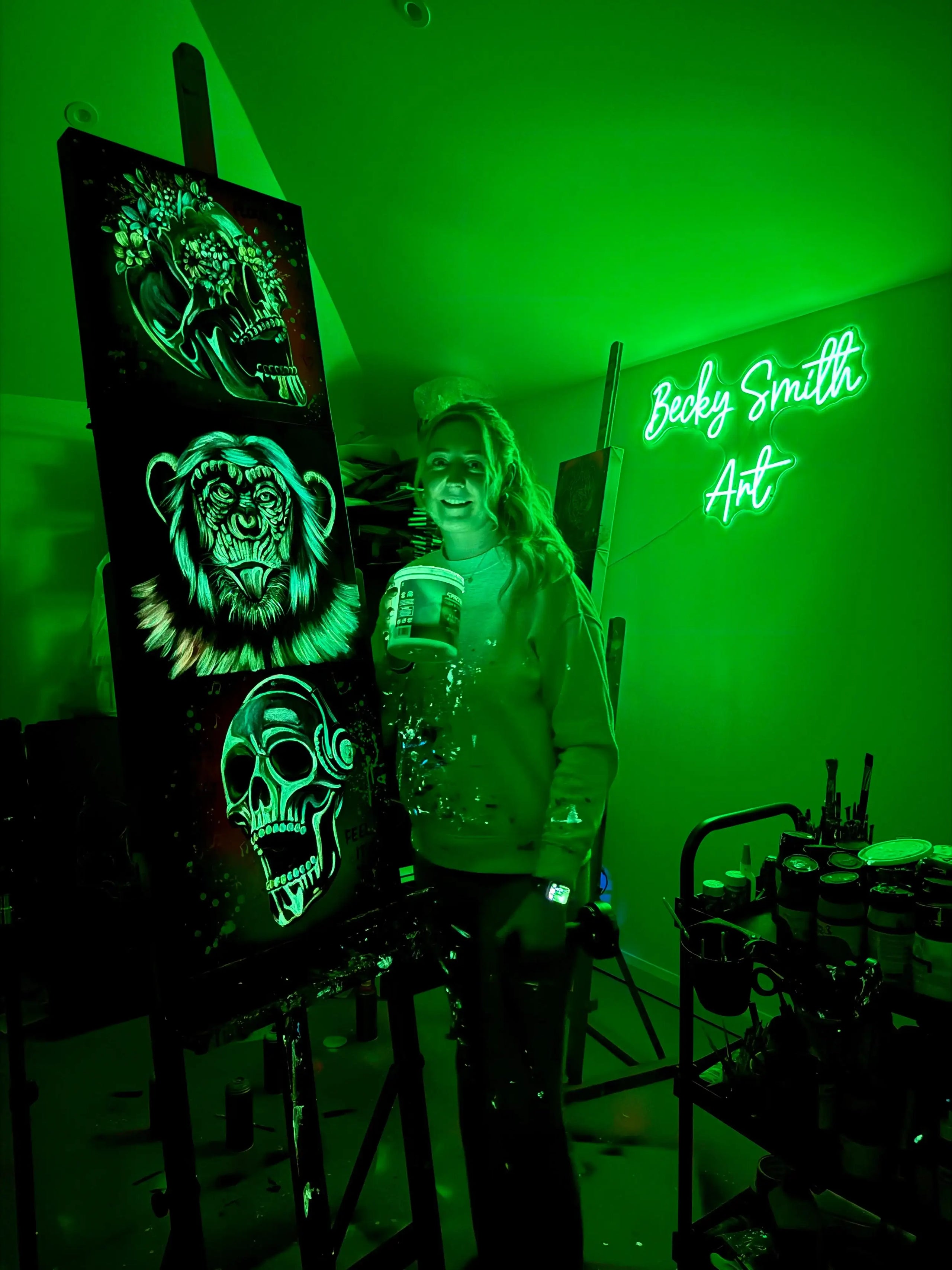 Life's A Blast - Original - SOLD by artist Becky Smith - Wyecliffe Galleries