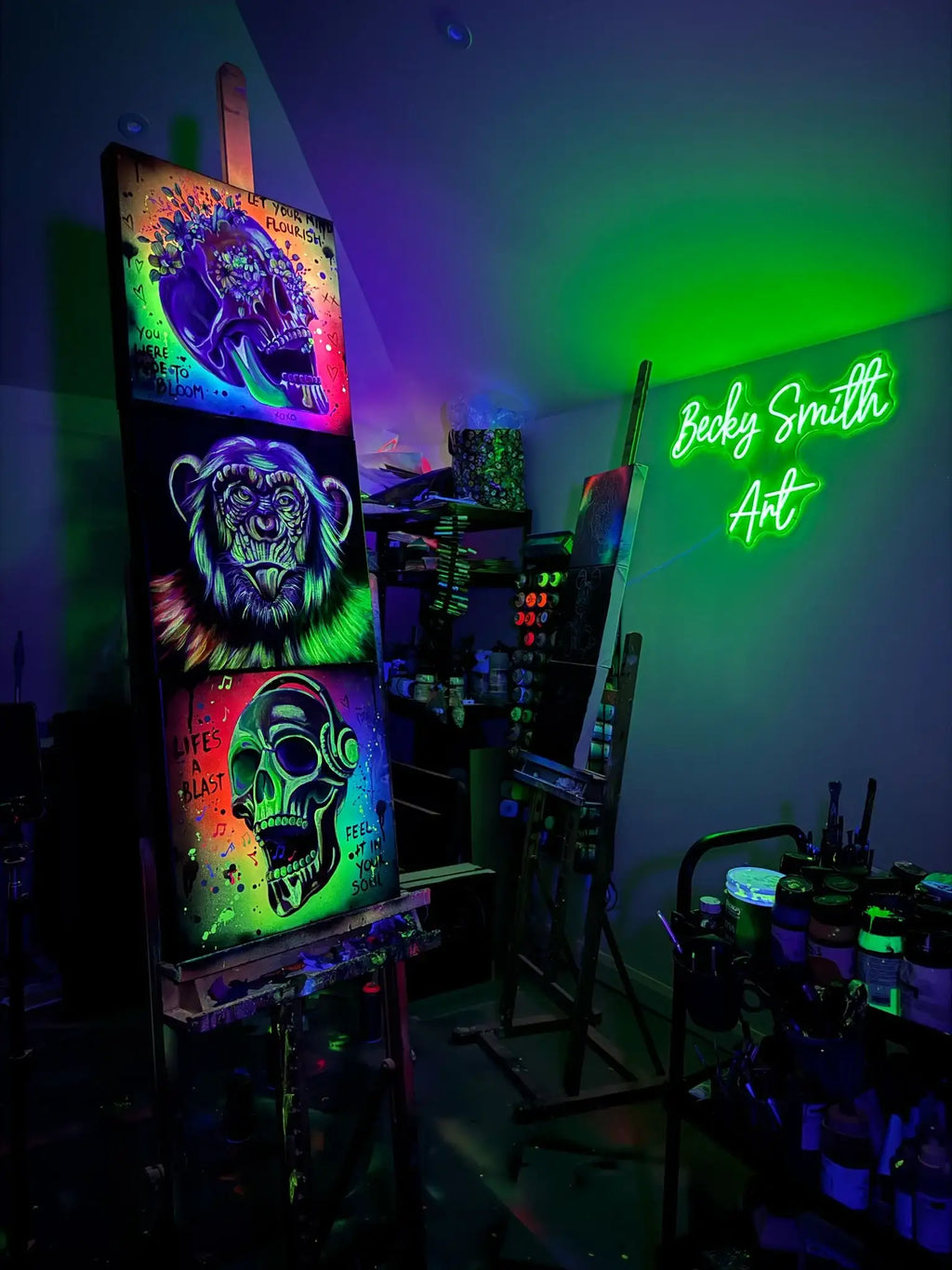 Life's A Blast - Original - SOLD by artist Becky Smith - Wyecliffe Galleries