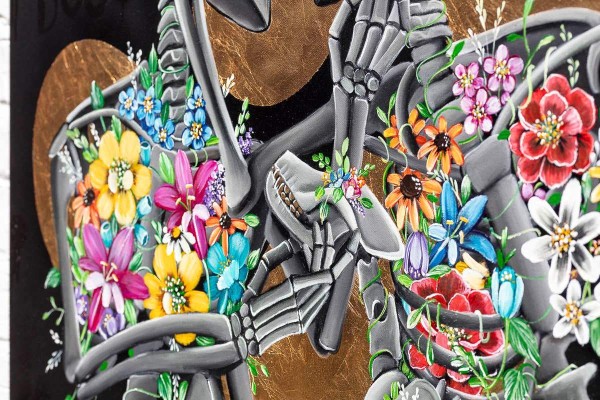 Life's Better With A Dog - Original - SOLD by artist Becky Smith - Wyecliffe Galleries