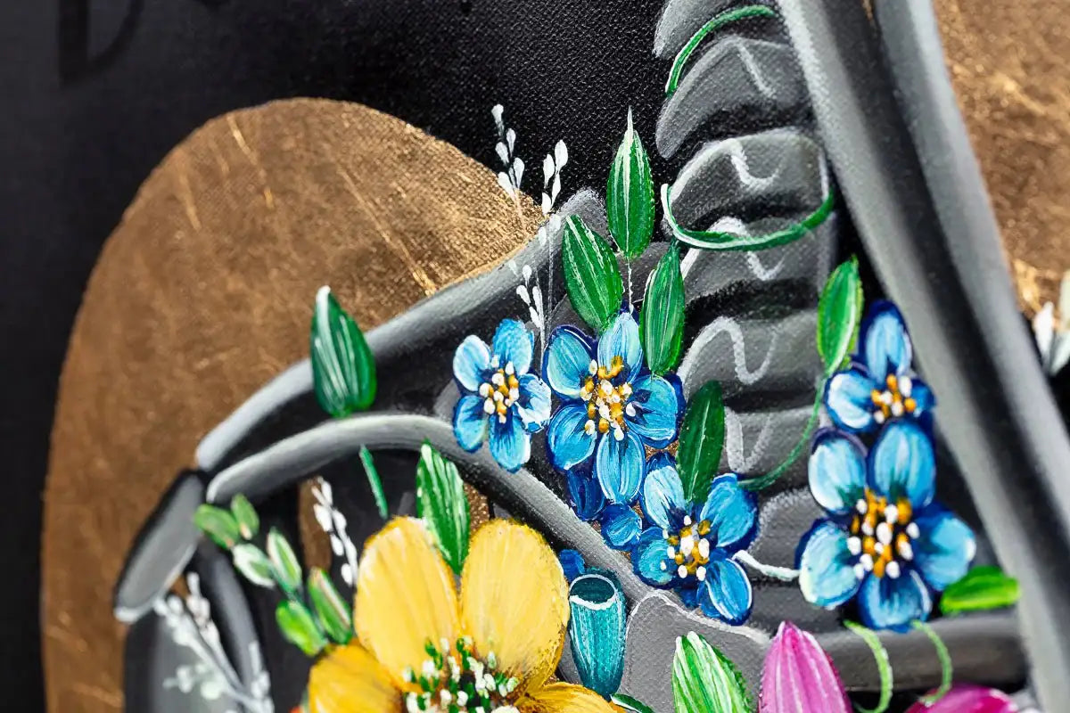 Life's Better With A Dog - Original - SOLD by artist Becky Smith - Wyecliffe Galleries