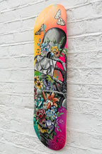 Life’s Better With A Smile – Original Skate Deck - SOLD by artist Becky Smith - Wyecliffe Galleries