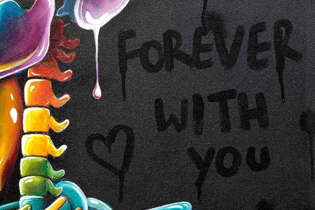 Life's More Colourful With You - Original - SOLD by artist Becky Smith - Wyecliffe Galleries