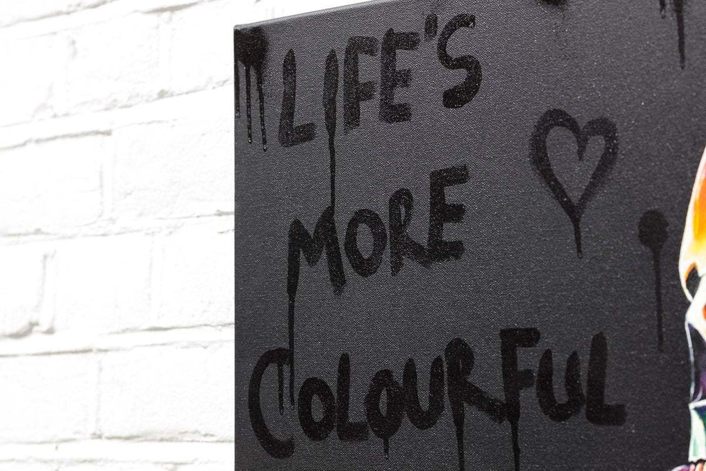 Life's More Colourful With You - Original - SOLD by artist Becky Smith - Wyecliffe Galleries