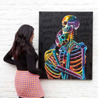 Life's More Colourful With You - Original - SOLD by artist Becky Smith - Wyecliffe Galleries