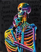 Life's More Colourful With You - Original - SOLD by artist Becky Smith - Wyecliffe Galleries