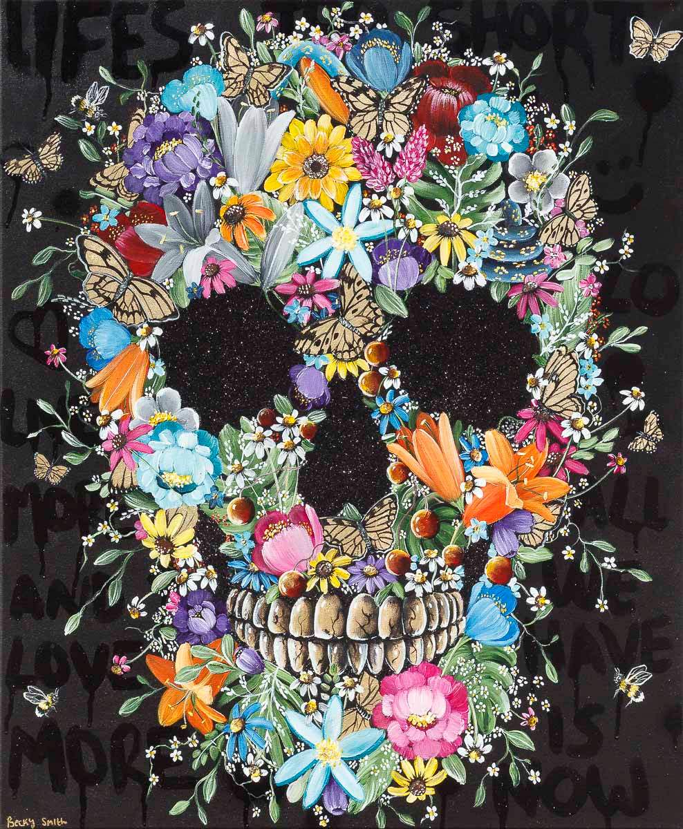 Life's Too Short - Original - SOLD by artist Becky Smith - Wyecliffe Galleries