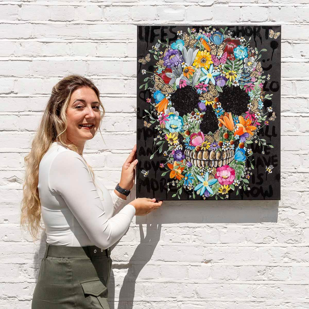 Life's Too Short - Original - SOLD by artist Becky Smith - Wyecliffe Galleries