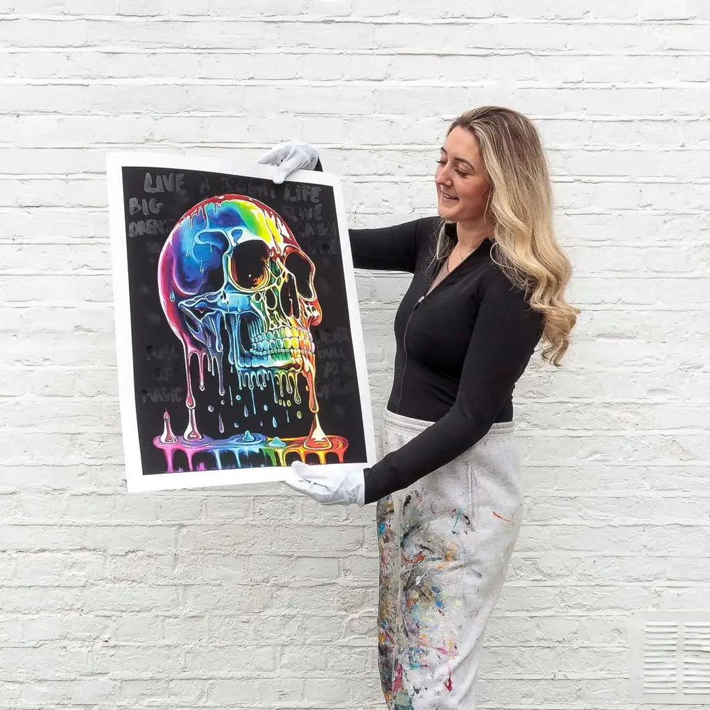 Live A Bright Life - Artist Proof by artist Becky Smith - Wyecliffe Galleries