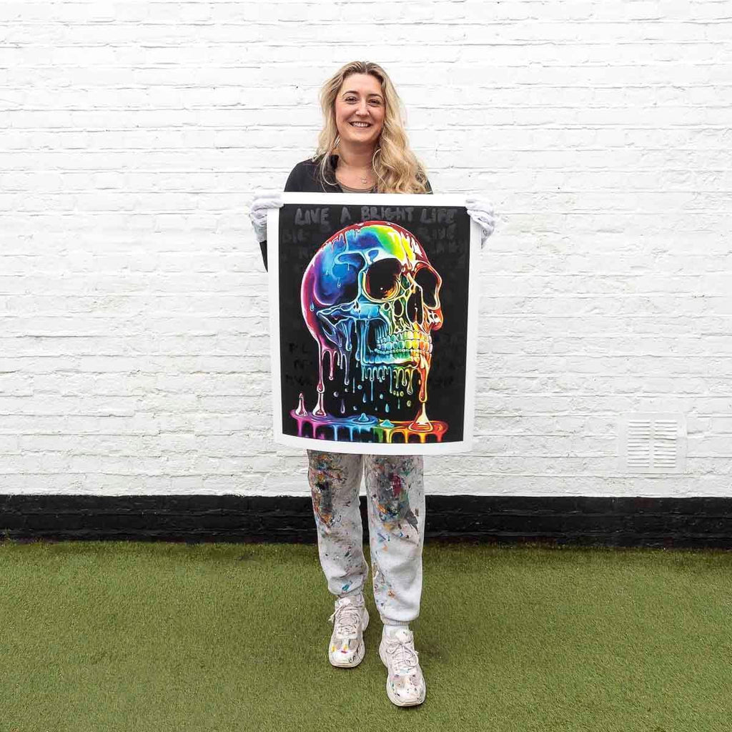 Live A Bright Life - Artist Proof by artist Becky Smith - Wyecliffe Galleries