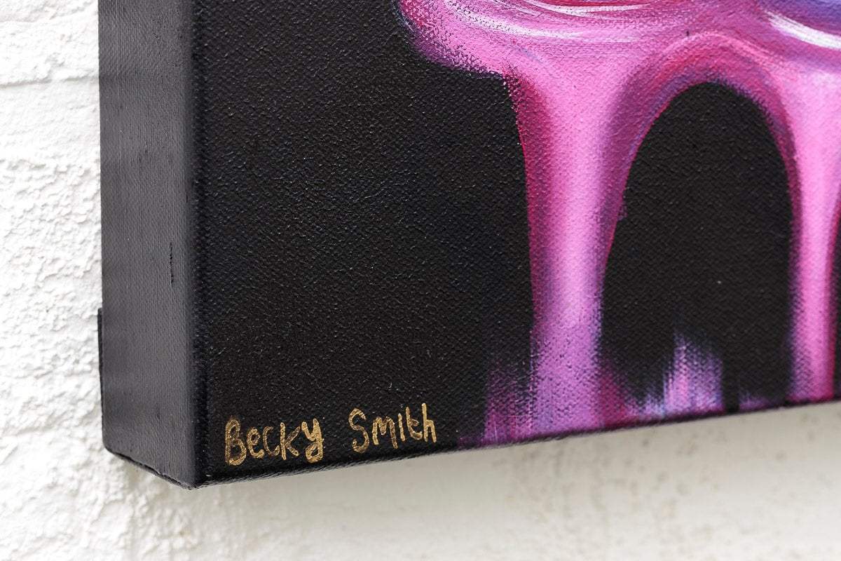 Live A Bright Life - Original - SOLD by artist Becky Smith - Wyecliffe Galleries