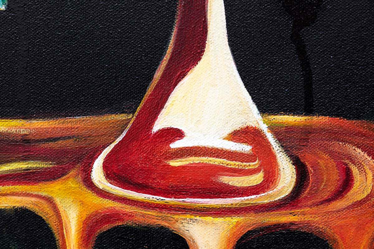 Live A Bright Life - Original - SOLD by artist Becky Smith - Wyecliffe Galleries