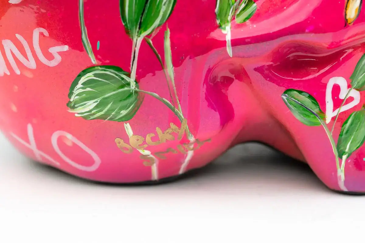 Live A Vibrant Life - Original Sculpture - SOLD by artist Becky Smith - Wyecliffe Galleries