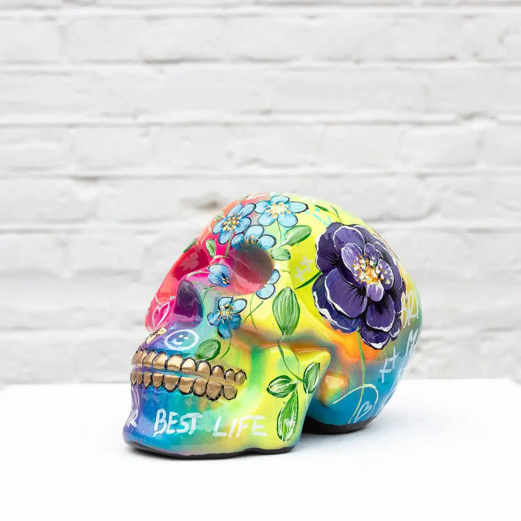 Live A Vibrant Life - Original Sculpture - SOLD by artist Becky Smith - Wyecliffe Galleries