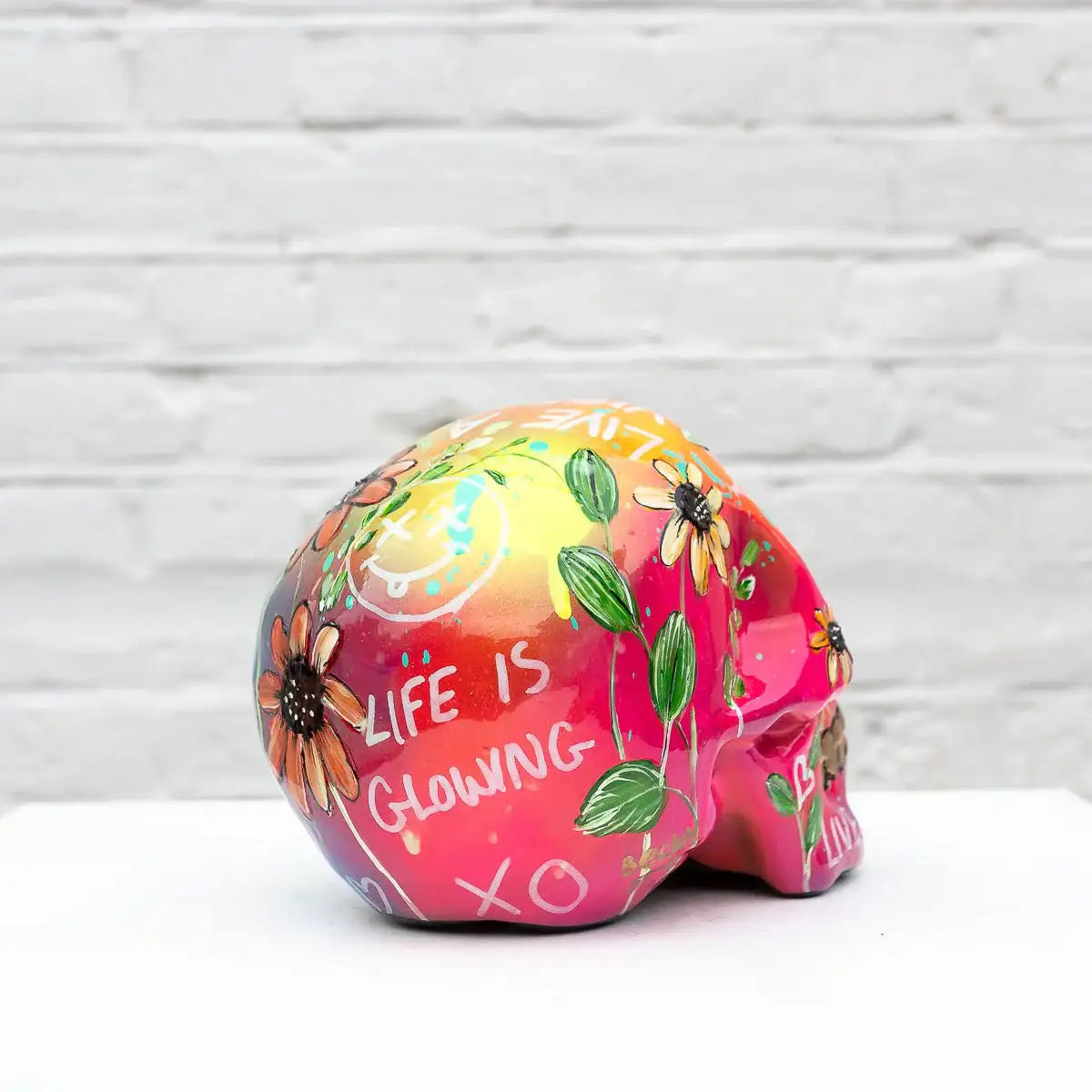 Live A Vibrant Life - Original Sculpture - SOLD by artist Becky Smith - Wyecliffe Galleries