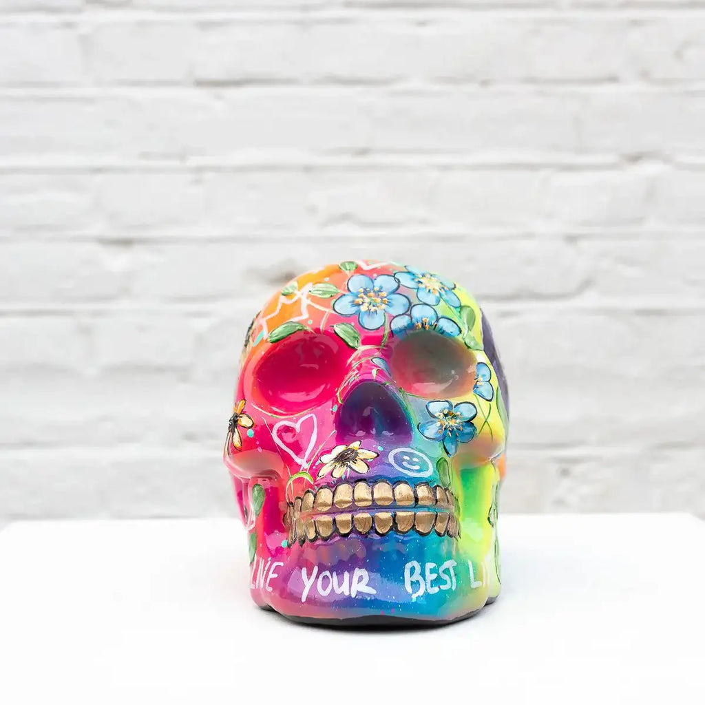 Live A Vibrant Life - Original Sculpture - SOLD by artist Becky Smith - Wyecliffe Galleries