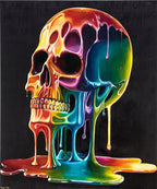 Live Life In Colour - Original - SOLD by artist Becky Smith - Wyecliffe Galleries