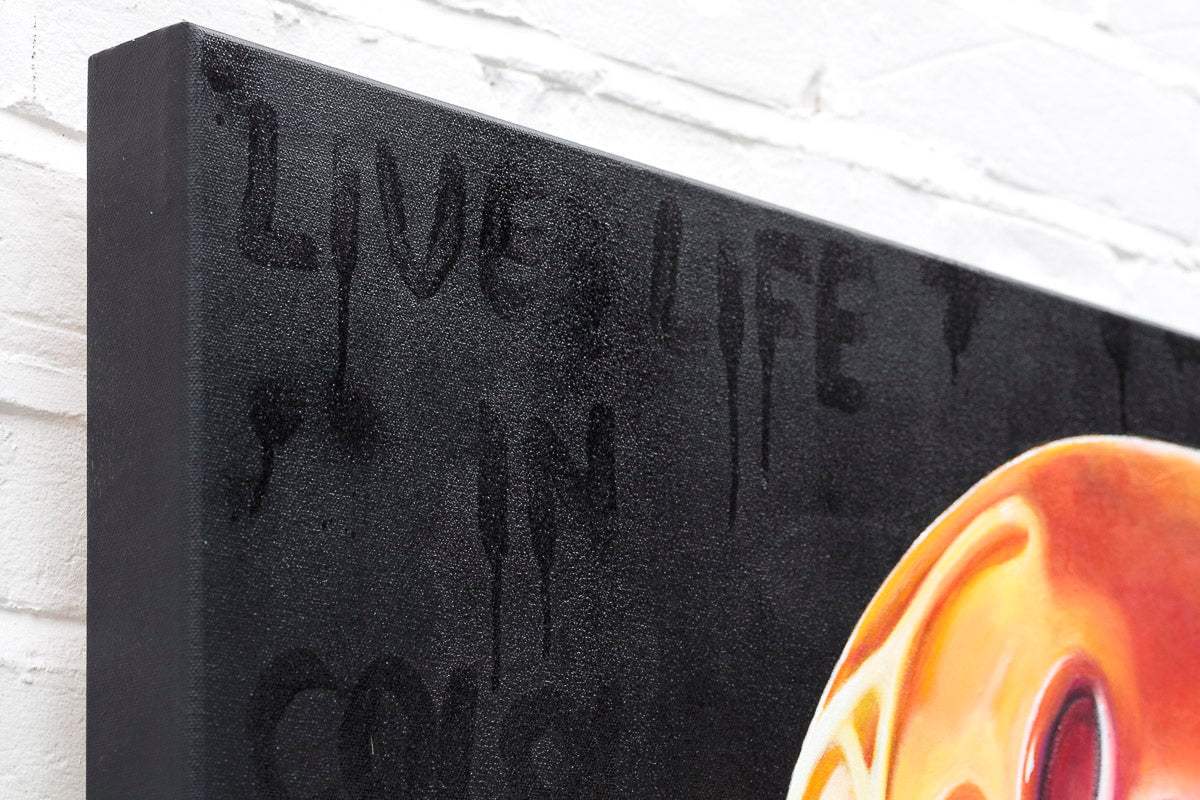 Live Life In Colour - Original - SOLD by artist Becky Smith - Wyecliffe Galleries