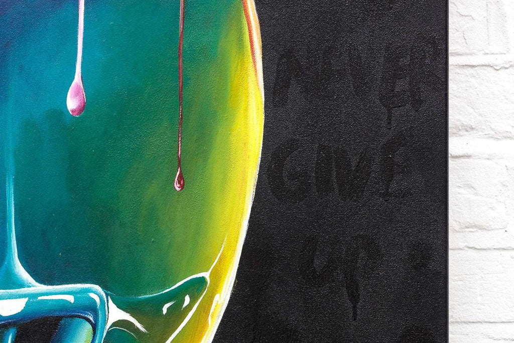 Live Life In Colour - Original - SOLD by artist Becky Smith - Wyecliffe Galleries