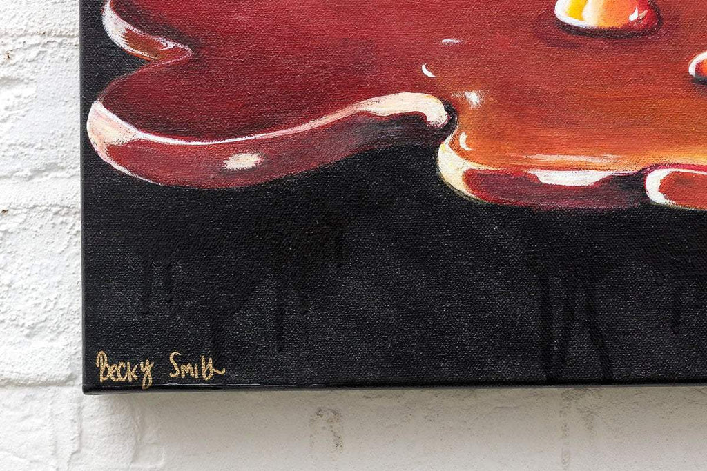 Live Life In Colour - Original - SOLD by artist Becky Smith - Wyecliffe Galleries