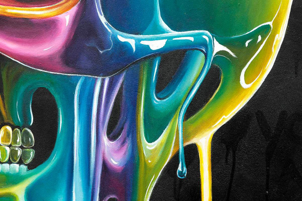 Live Life In Colour - Original - SOLD by artist Becky Smith - Wyecliffe Galleries