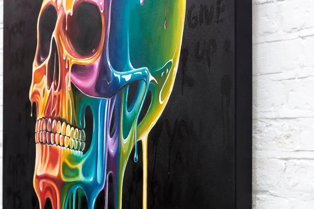 Live Life In Colour - Original - SOLD by artist Becky Smith - Wyecliffe Galleries