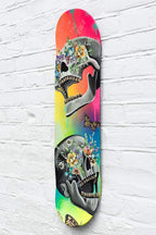 Live Life On The Edge – Original Skate Deck - SOLD by artist Becky Smith - Wyecliffe Galleries