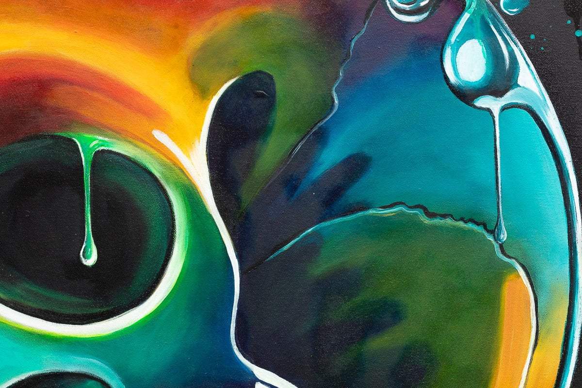 Live Life To The Fullest - Original - SOLD by artist Becky Smith - Wyecliffe Galleries