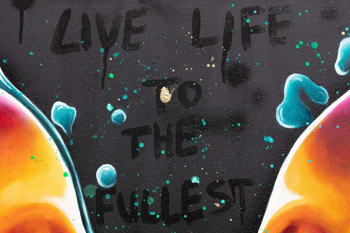 Live Life To The Fullest - Original - SOLD by artist Becky Smith - Wyecliffe Galleries