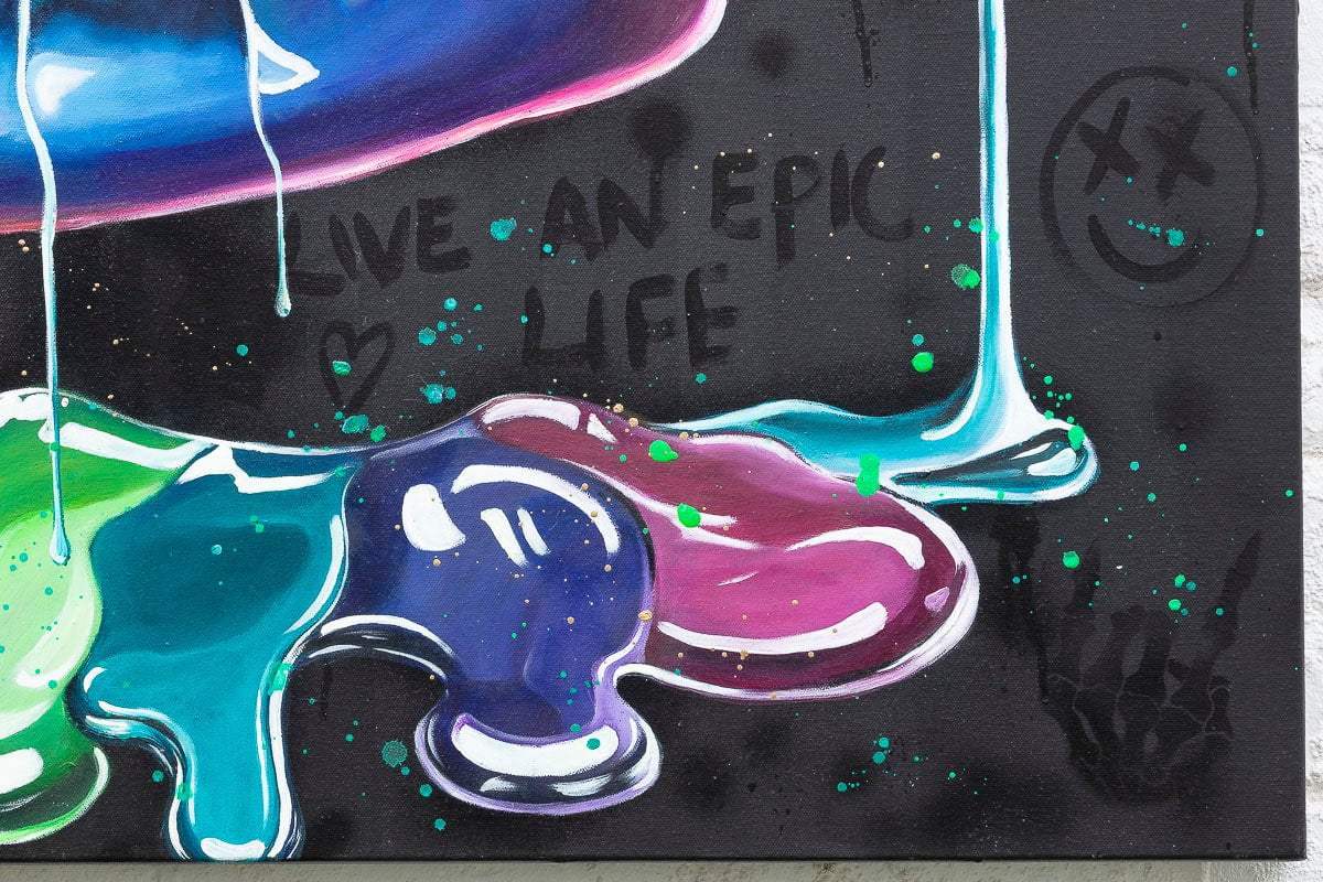 Live Life To The Fullest - Original - SOLD by artist Becky Smith - Wyecliffe Galleries