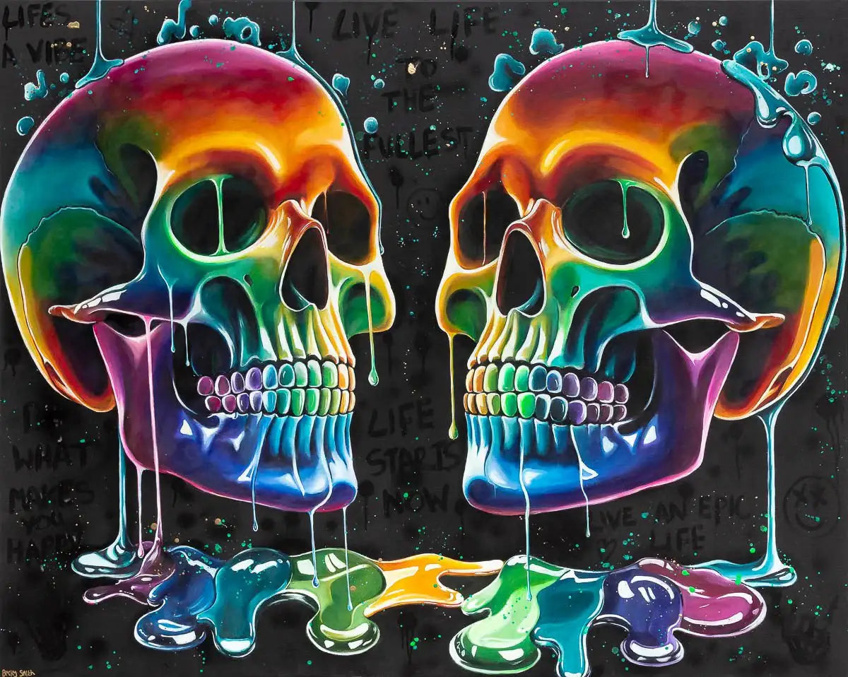 Live Life To The Fullest - Original - SOLD by artist Becky Smith - Wyecliffe Galleries