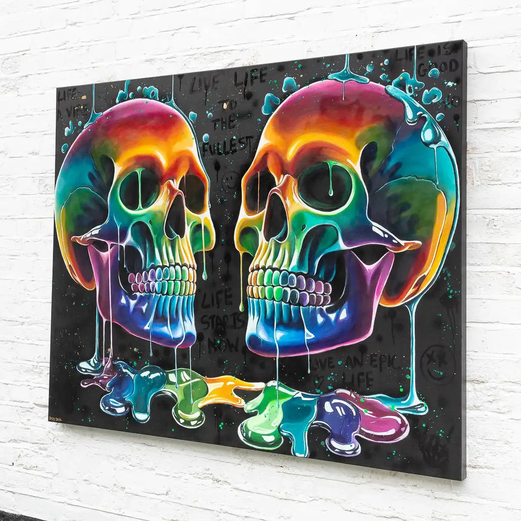 Live Life To The Fullest - Original - SOLD by artist Becky Smith - Wyecliffe Galleries