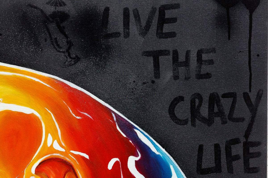 Live the Crazy Life - Original - SOLD by artist Becky Smith - Wyecliffe Galleries