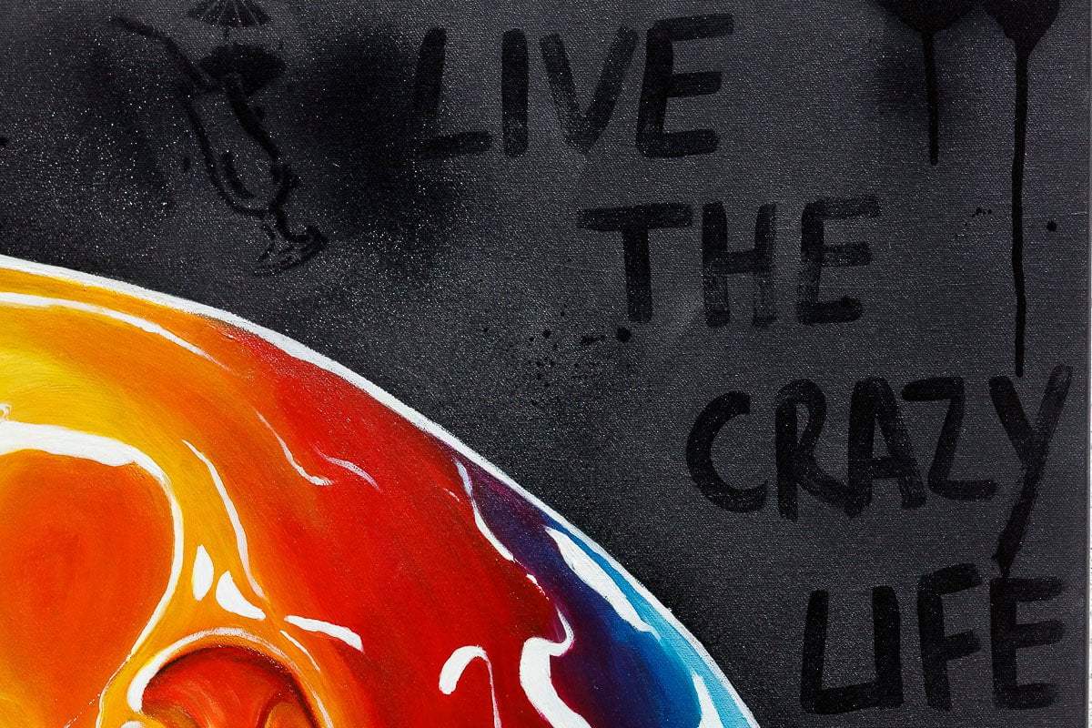 Live the Crazy Life - Original - SOLD by artist Becky Smith - Wyecliffe Galleries