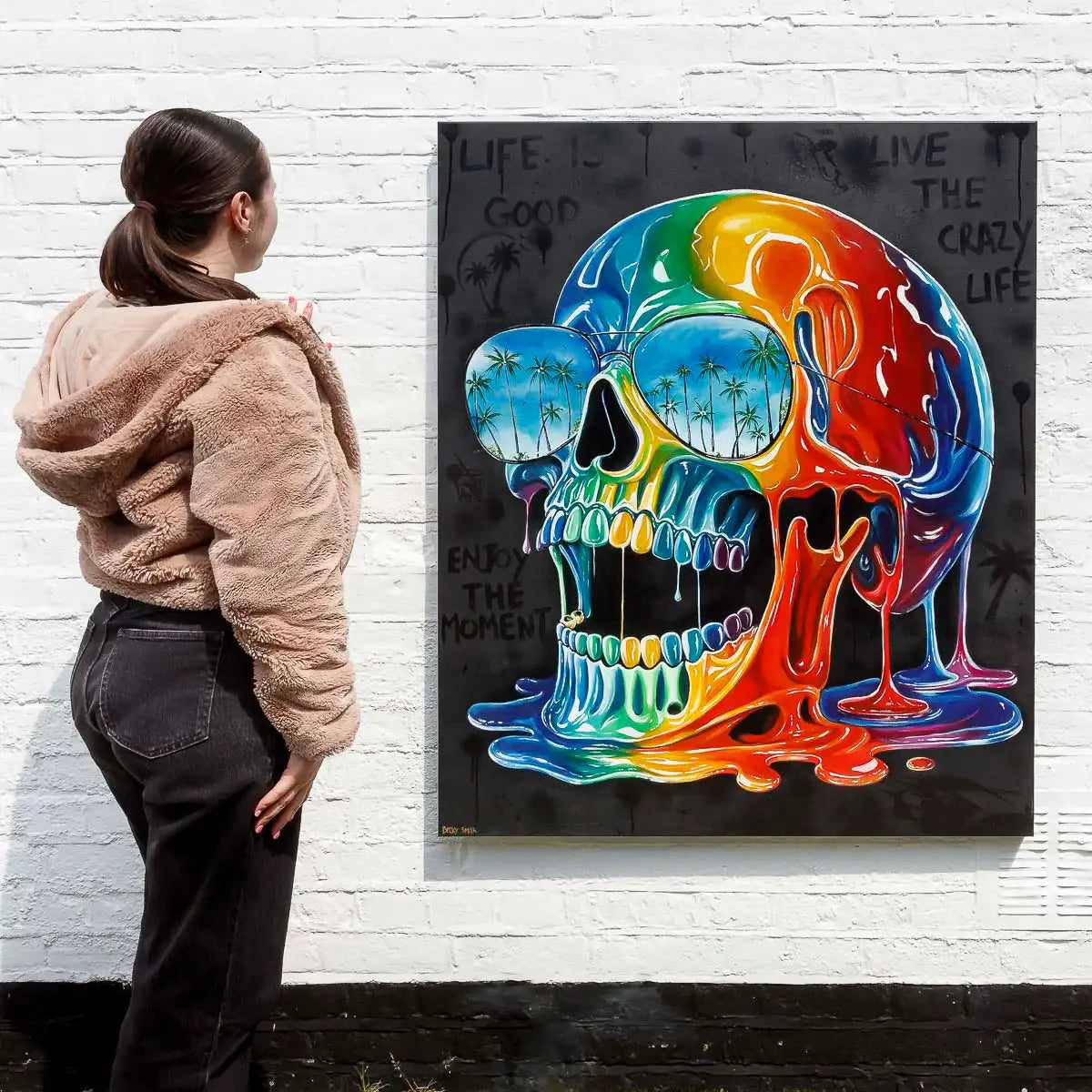 Live the Crazy Life - Original - SOLD by artist Becky Smith - Wyecliffe Galleries